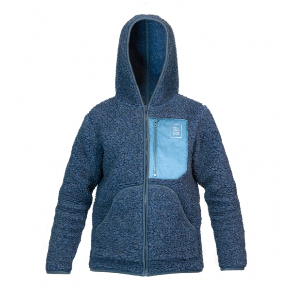 WOOLLY HOODY KAPUZ - Denim