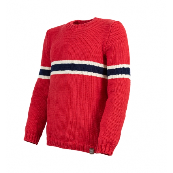 Maglione Vintage Rosso Uomo