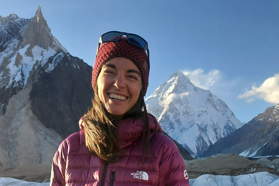 Silvia Loreggian al Campo Base