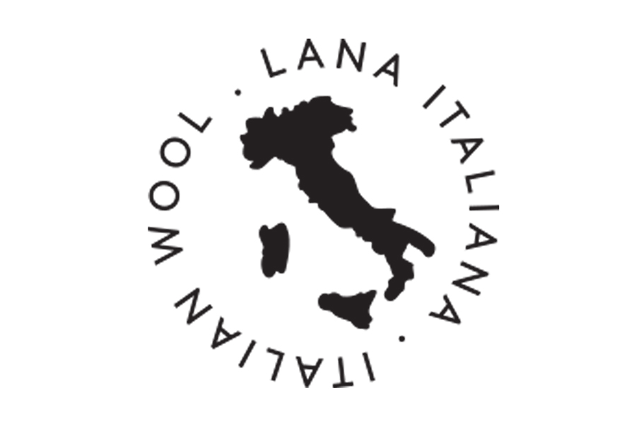 il logo che contraddistingue i prodotti che utilizzano 100% lana merino italiana proveninete da allevamenti estensivi animal-friendly