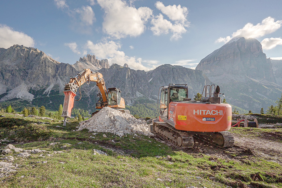 Cortina - Impianto di innevamento - Croda Negra ©Francesco Pistollato