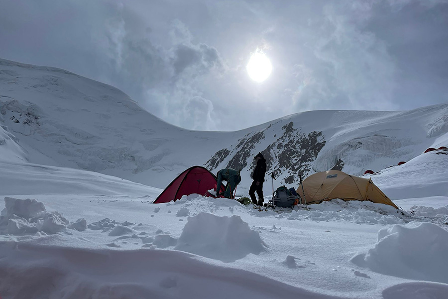 Il Campo 2 5.300 m - Foto @M.Villani