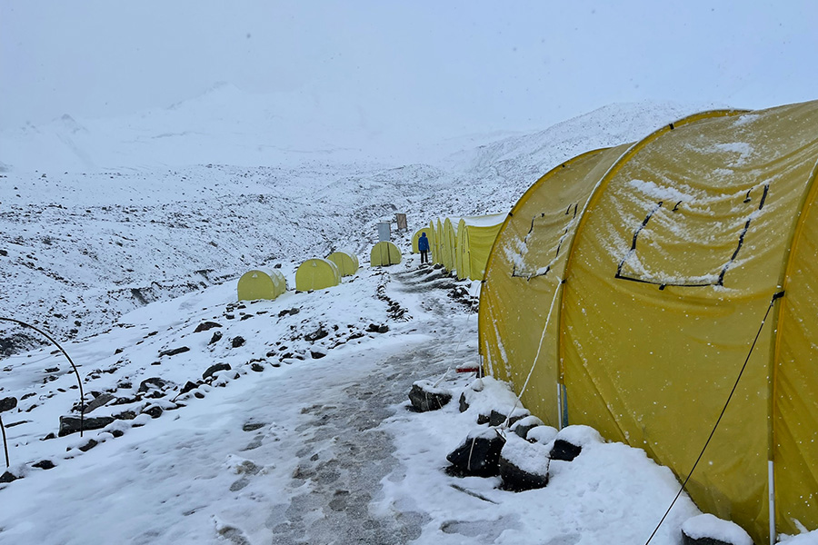 Il Campo 1 4.400 m - Foto @M.Villani