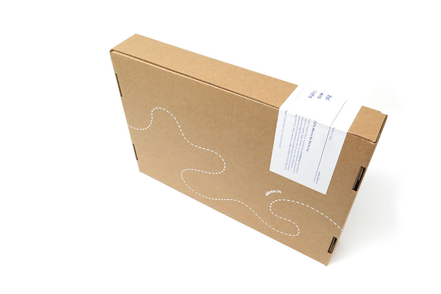 Confezione in cartone FSC riciclato