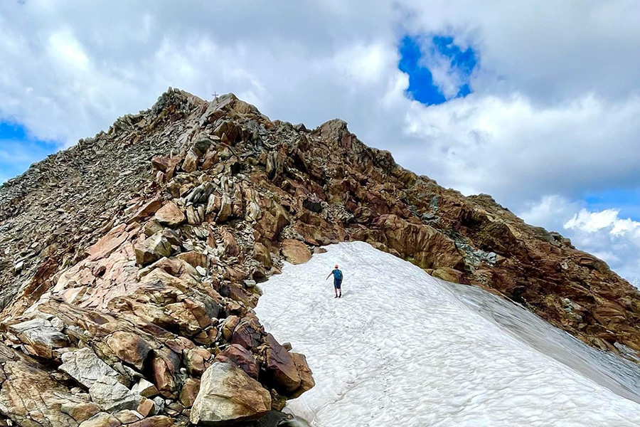 Verso la cima della Punta d'Arbola&nbsp;Foto @Lidia Eridoni 