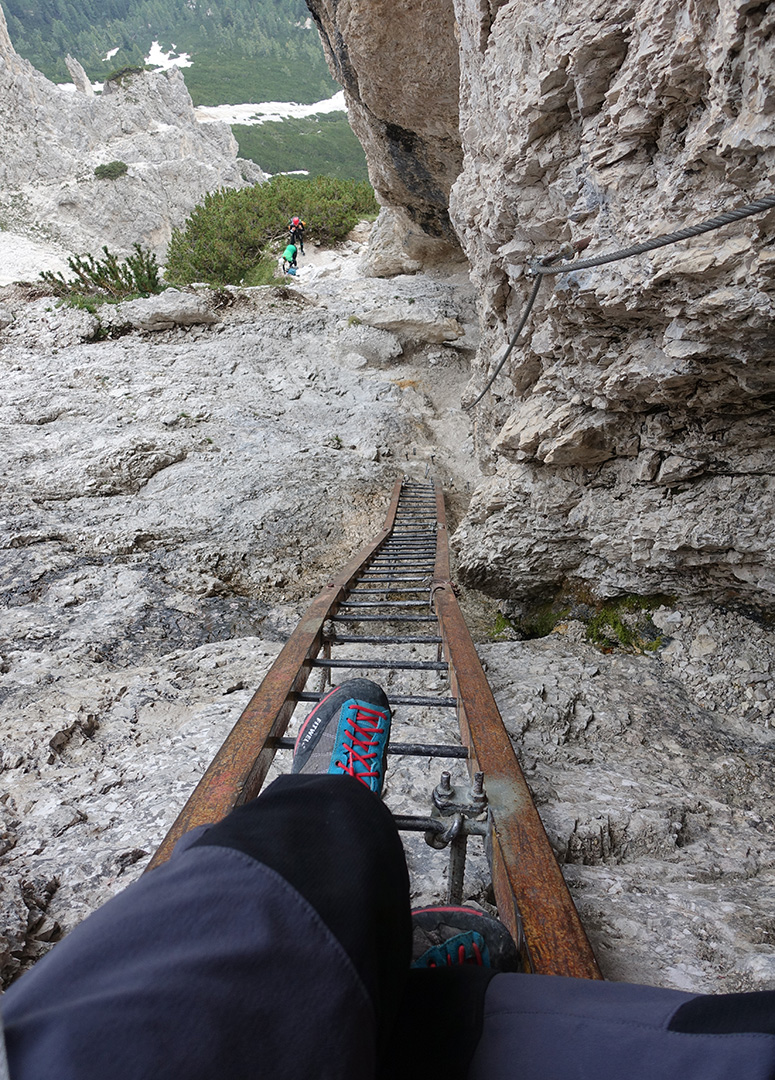 Ferrata Bonacossa - Foto @Massimo Scarpa