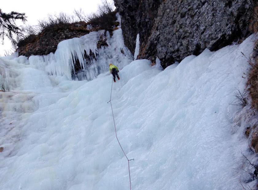 laste ice climbing II tiro