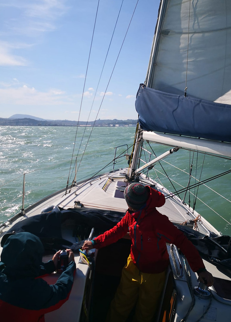 Marzo in Adriatico con vento teso