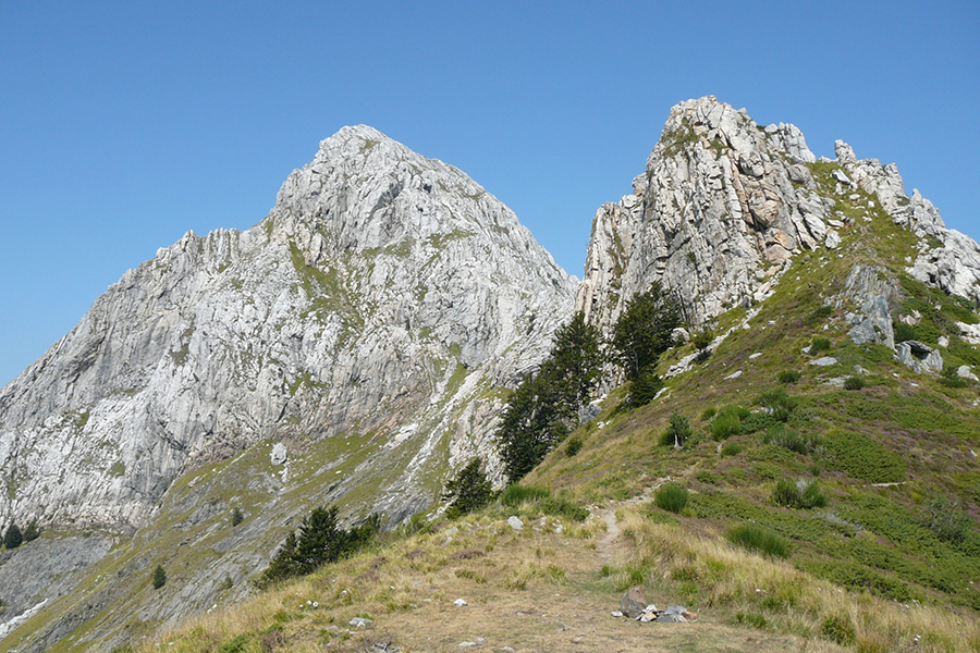 parete sud / sud est del Pizzo d'Uccello