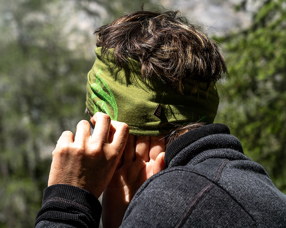 merino headband for outdoorer