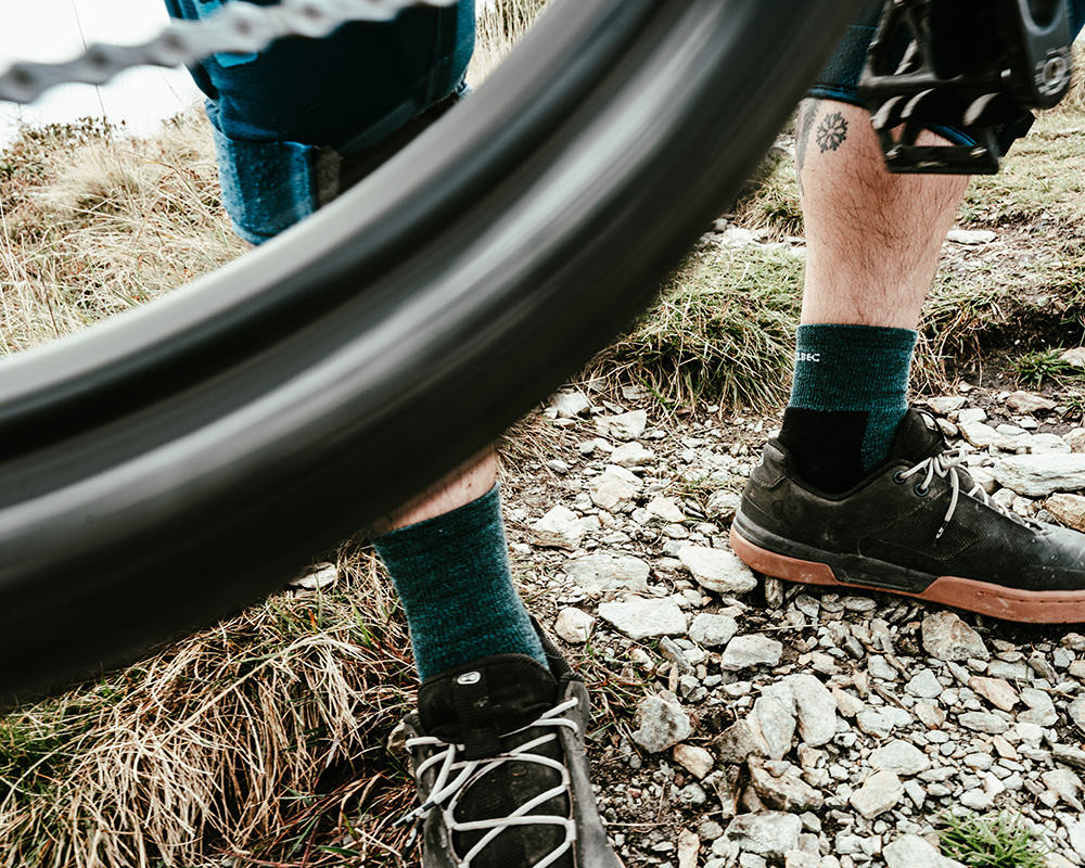 mountain bike merino socks